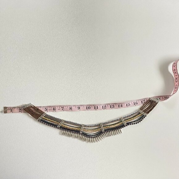 Swazi Style Vintage Handmade Beaded Choker Necklace​​ - Picture 6 of 8